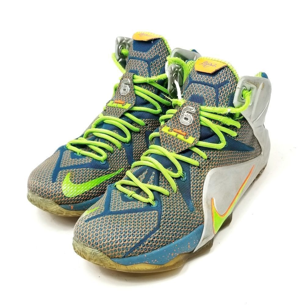 Nike LeBron XII 12 Trillion Billion Dollar Man 2014 Basketball Sneakers Size 12